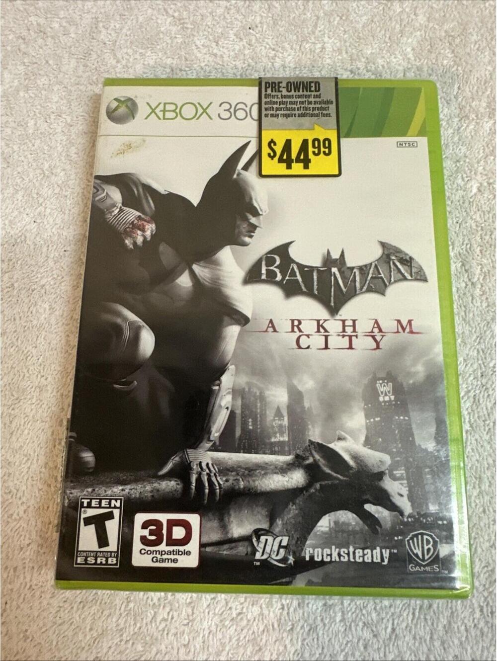Batman: Arkham City • Xbox 360 • Complete CIB • Original Version Sealed